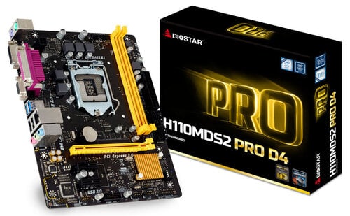 Περισσότερες πληροφορίες για "Biostar H110MDS2 PRO D4"