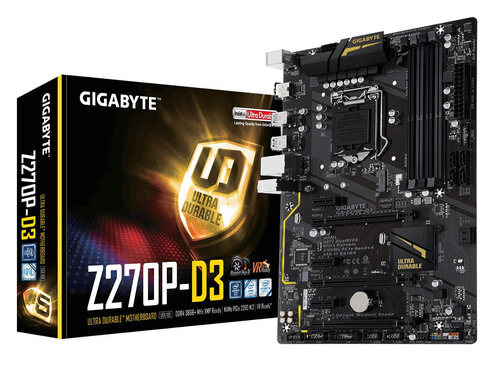 Περισσότερες πληροφορίες για "Gigabyte GA-Z270P-D3"