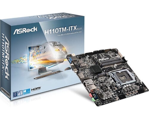 Περισσότερες πληροφορίες για "Asrock H110TM-ITX R2.0"