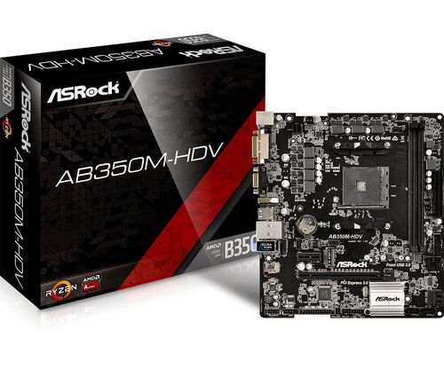 Περισσότερες πληροφορίες για "Asrock AB350M-HDV"