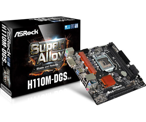 Περισσότερες πληροφορίες για "Asrock H110M-DGS R3.0"