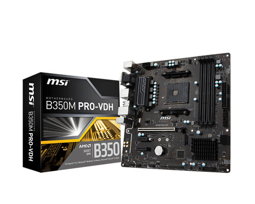 Περισσότερες πληροφορίες για "MSI B350M PRO-VDH"