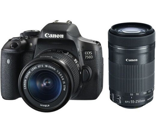 Περισσότερες πληροφορίες για "Canon EOS 750D + 18-55mm IS STM 55-250mm"