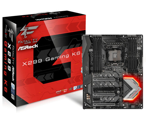 Περισσότερες πληροφορίες για "Asrock Fatal1ty X299 Gaming K6"