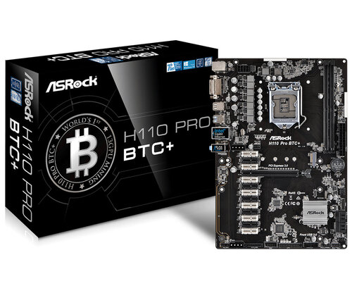 Περισσότερες πληροφορίες για "Asrock H110 Pro BTC+"