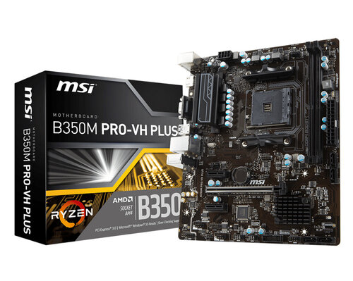 Περισσότερες πληροφορίες για "MSI B350M PRO-VH PLUS"