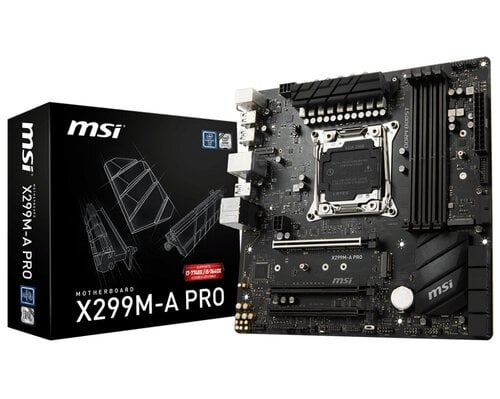 Περισσότερες πληροφορίες για "MSI X299M-A Pro"