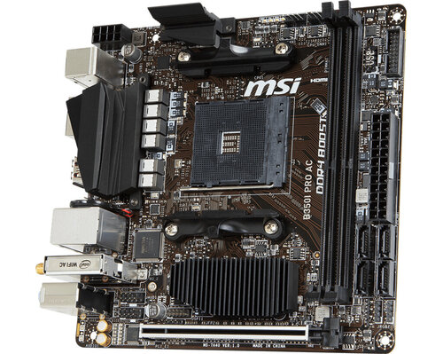 Περισσότερες πληροφορίες για "MSI B350I PRO AC"