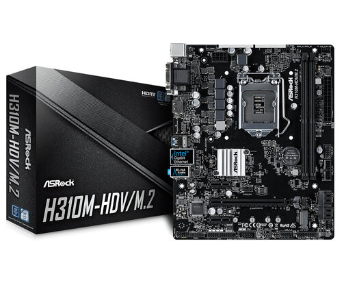 Περισσότερες πληροφορίες για "Asrock H310M-HDV/M.2"