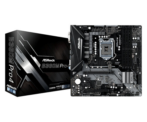 Περισσότερες πληροφορίες για "Asrock B360M Pro4"