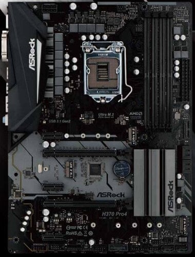 Περισσότερες πληροφορίες για "Asrock H370 Pro4"