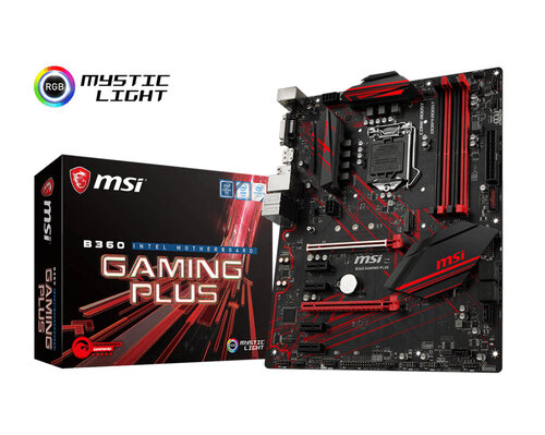 Περισσότερες πληροφορίες για "MSI B360 GAMING PLUS"