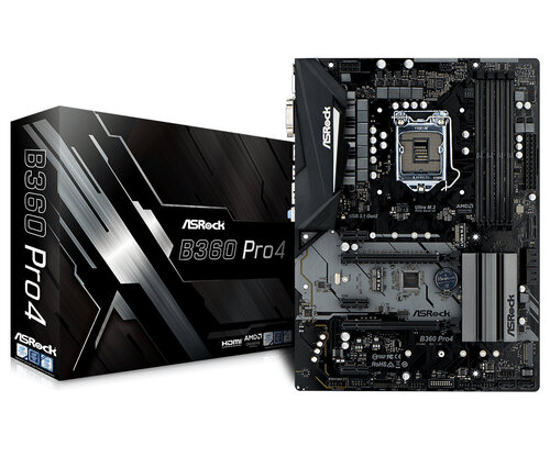 Περισσότερες πληροφορίες για "Asrock B360 Pro4"