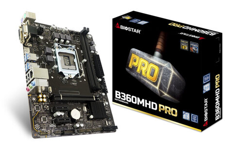 Περισσότερες πληροφορίες για "Biostar B360MHD Pro"