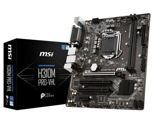 Περισσότερες πληροφορίες για "MSI H310M PRO-VHL"