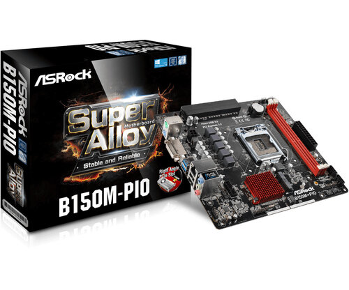 Περισσότερες πληροφορίες για "Asrock B150M-PIO"