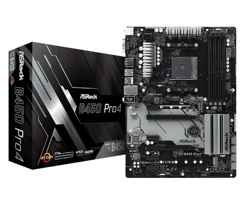 Περισσότερες πληροφορίες για "Asrock B450 Pro4"