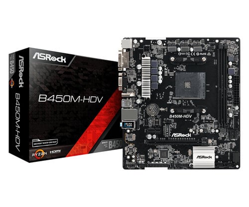 Περισσότερες πληροφορίες για "Asrock B450M-HDV"