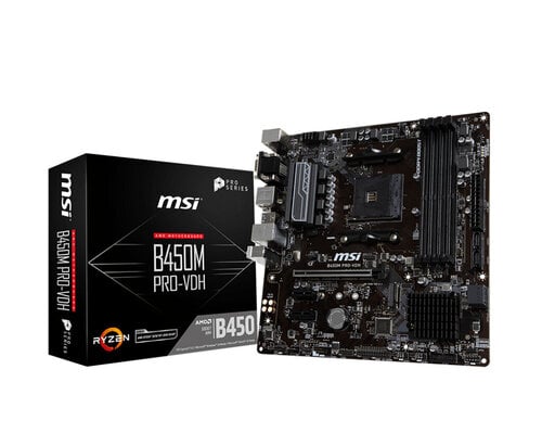 Περισσότερες πληροφορίες για "MSI B450M PRO-VDH"