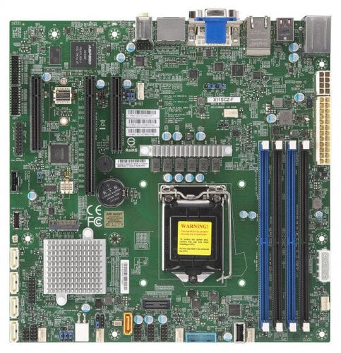 Περισσότερες πληροφορίες για "Supermicro X11SCZ-F"