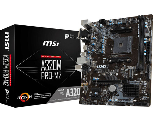 Περισσότερες πληροφορίες για "MSI A320M PRO-M2"