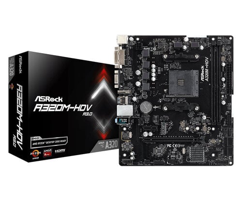 Περισσότερες πληροφορίες για "Asrock A320M-HDV R3.0"