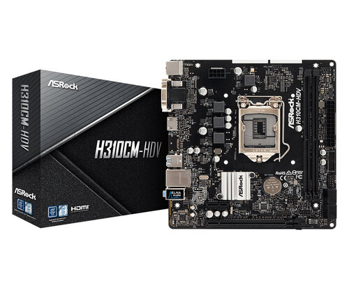 Περισσότερες πληροφορίες για "Asrock H310CM-HDV"