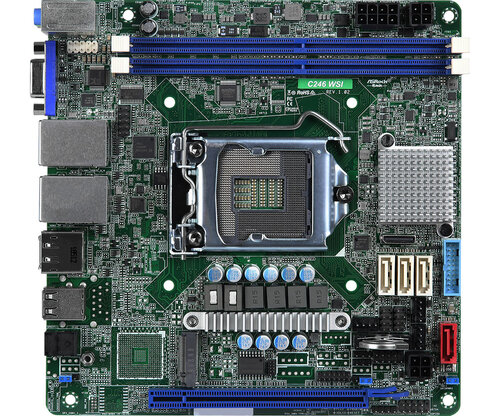 Περισσότερες πληροφορίες για "Asrock C246 WSI"