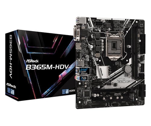 Περισσότερες πληροφορίες για "Asrock B365M-HDV"