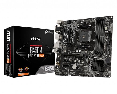 Περισσότερες πληροφορίες για "MSI B450M PRO-VDH Max"