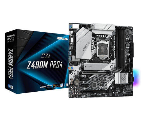 Περισσότερες πληροφορίες για "Asrock Z490M Pro4"