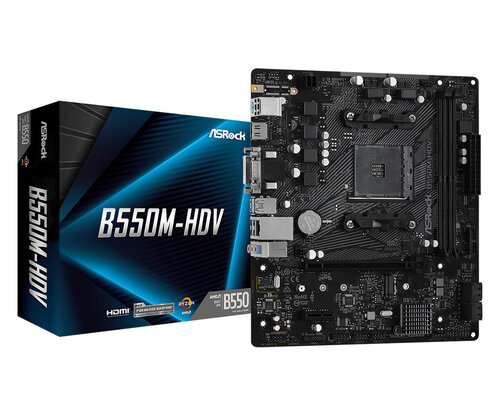 Περισσότερες πληροφορίες για "Asrock B550M-HDV"