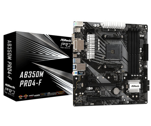 Περισσότερες πληροφορίες για "Asrock AB350M PRO4-F"