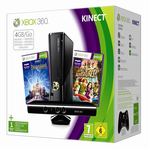 Περισσότερες πληροφορίες για "Microsoft Xbox 360 Slim 4GB + Kinect Adventures Disneyland"