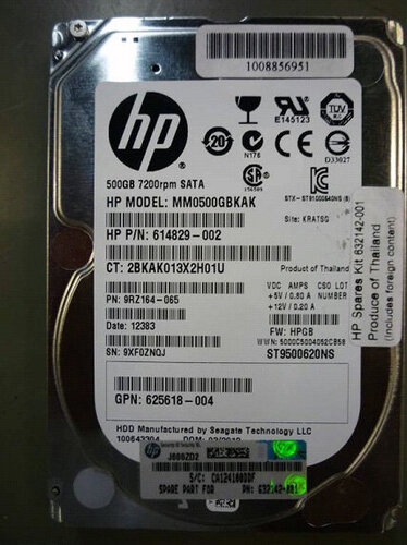 Περισσότερες πληροφορίες για "HP 632142-001"