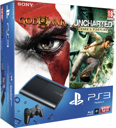 Περισσότερες πληροφορίες για "Sony PlayStation 3 12GB Super Slim + God of War III Uncharted: Drake's Fortune"