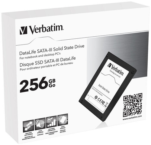 Περισσότερες πληροφορίες για "Verbatim DataLife (256 GB/SATA III)"