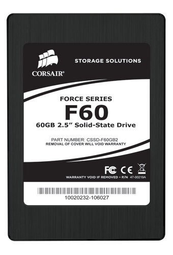 Περισσότερες πληροφορίες για "Corsair Force F60 (60 GB/SATA II)"