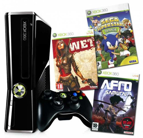 Περισσότερες πληροφορίες για "Microsoft Xbox 360 Slim + 3 Games"