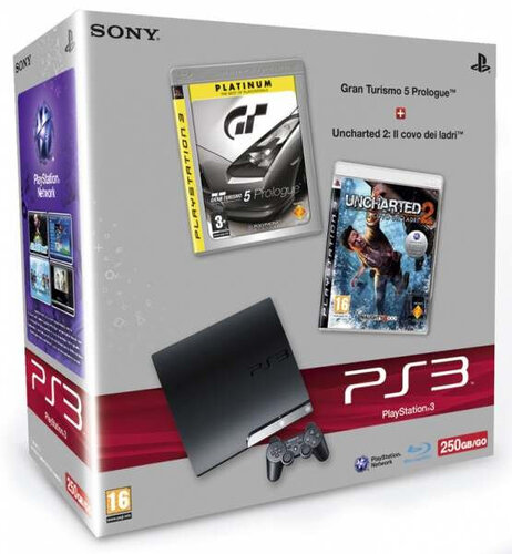 Περισσότερες πληροφορίες για "Sony 250GB PlayStation 3 Slim + Gran Turismo 5 Uncharted 2"