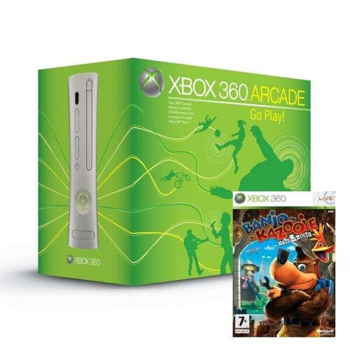 Περισσότερες πληροφορίες για "Microsoft Xbox 360 Arcade + Banjo-Kazooie: Nuts & Bolts"