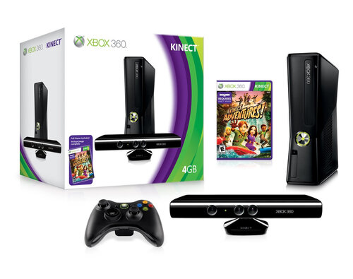 Περισσότερες πληροφορίες για "Microsoft 4GB Xbox 360 Slim + Kinect Adventures"