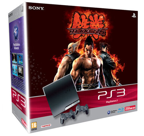 Περισσότερες πληροφορίες για "Sony PlayStation 3 Slim 250 GB + 2 Dualshock Tekken 6"