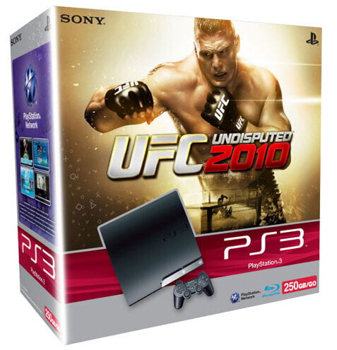 Περισσότερες πληροφορίες για "Sony PlayStation 3 Slim 250 GB + UFC Undisputed 2010"