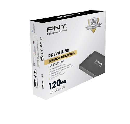 Περισσότερες πληροφορίες για "PNY Prevail 5k (120 GB/SATA III)"