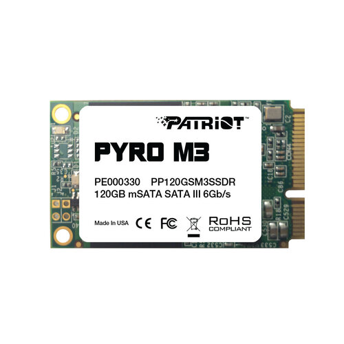 Περισσότερες πληροφορίες για "Patriot Memory Pyro M3 (120 GB/SATA)"