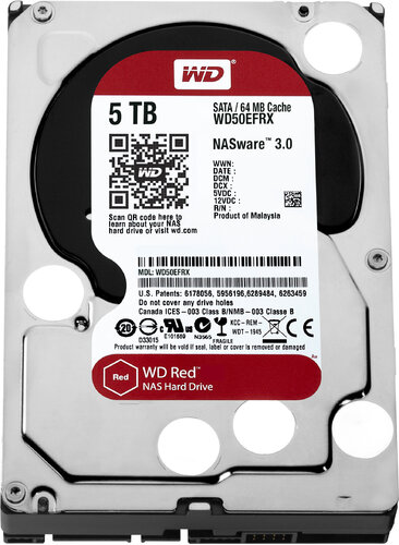 Περισσότερες πληροφορίες για "Western Digital Red 5TB"