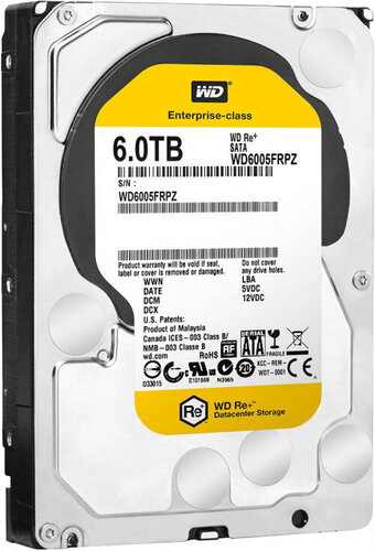 Περισσότερες πληροφορίες για "Western Digital Re+ 6TB"