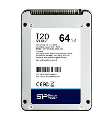 Περισσότερες πληροφορίες για "Silicon Power SP064GBSSDMMNI258T (64 GB/IDE)"