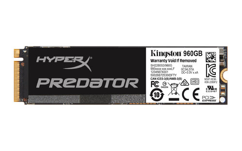 Περισσότερες πληροφορίες για "HyperX Predator SHPM2280P2H/960G (960 GB/PCI Express 2.0)"